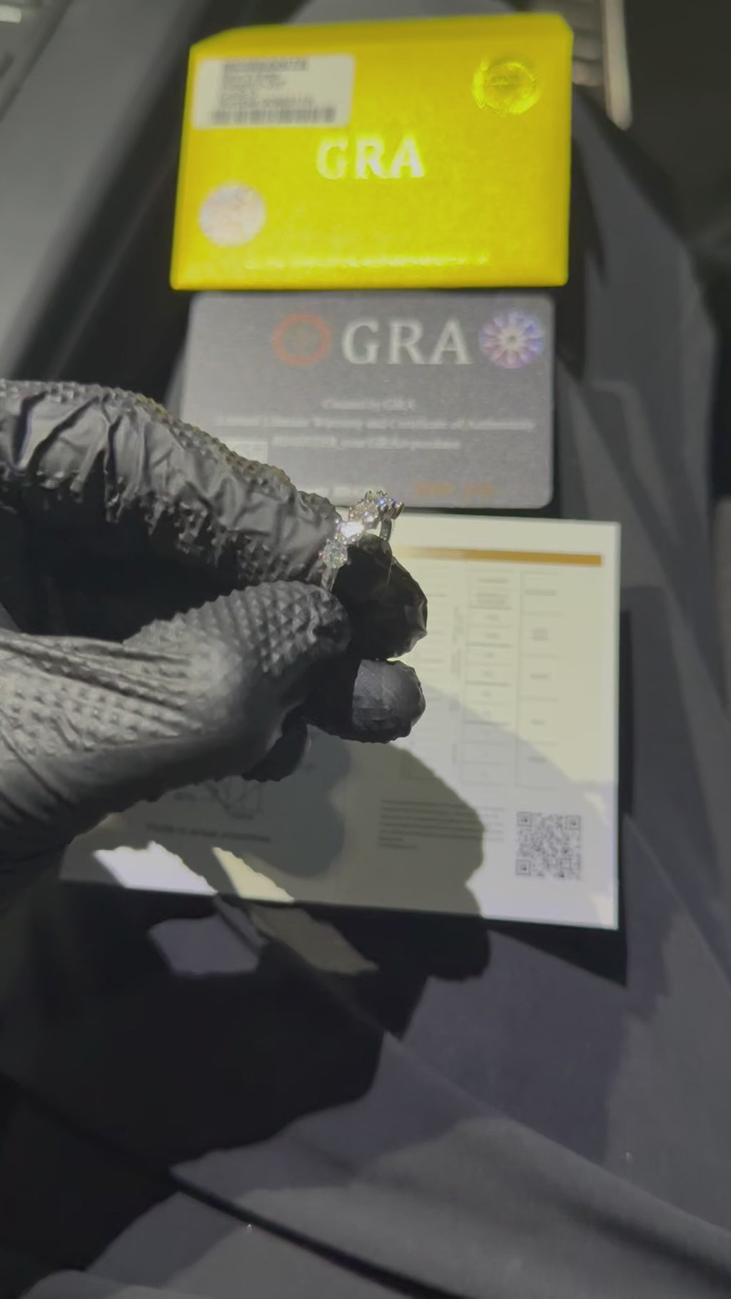 FIVE STONE MOISSANITE RING